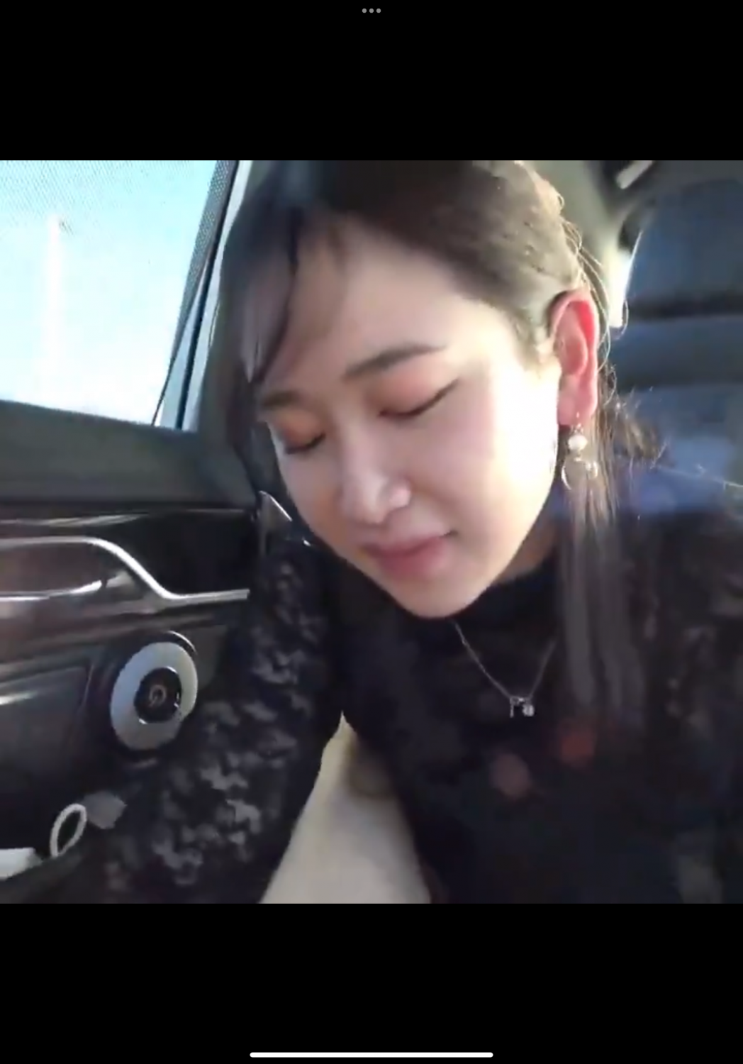 Cute japanese amateur creampied in the backseat